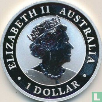 Australia 1 dollar 2021 (colourless) "Koala" - Image 2