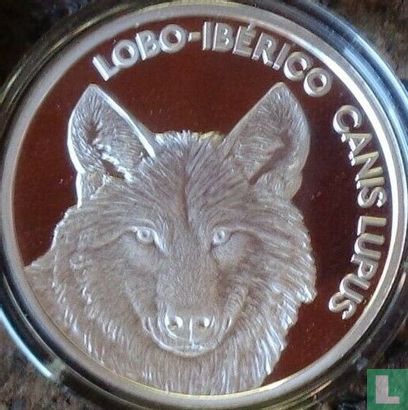 Portugal 5 euro 2019 (PROOF) "Iberian wolf" - Afbeelding 2