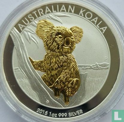 Australië 1 dollar 2015 (gekleurd) "Koala" - Afbeelding 1