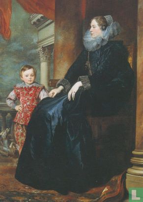 A Genoese Noblewoman and her Son, c. 1625 - Image 1