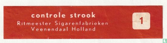 controle strook Ritmeester 1 - Image 1