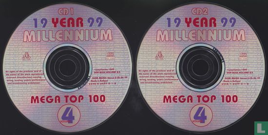 Millennium Mega Top 100 - 1999 Volume 4 - Afbeelding 3