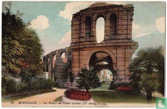 Bordeaux, Les Ruines du Palais Gallien - Afbeelding 1