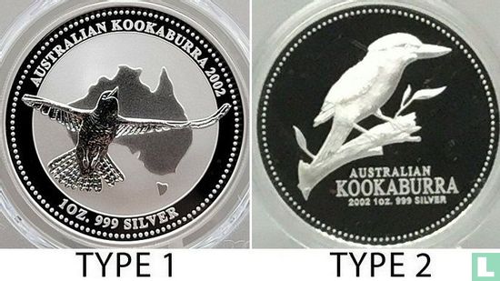 Australien 1 Dollar 2002 (ungefärbte) "Kookaburra" - Bild 3