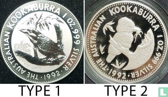Australië 1 dollar 1992 "Kookaburra" - Afbeelding 3