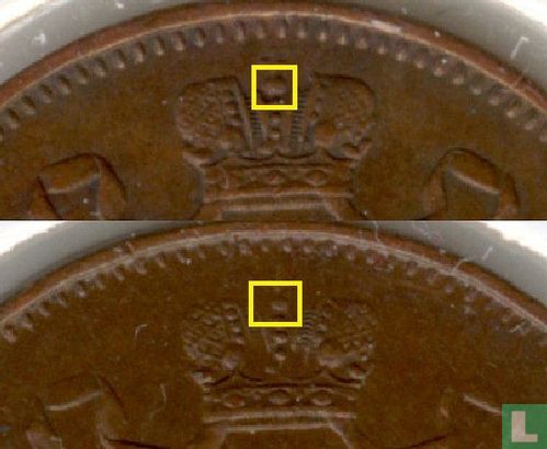Finlande 5 penniä 1875 (petite perle en couronne) - Image 3