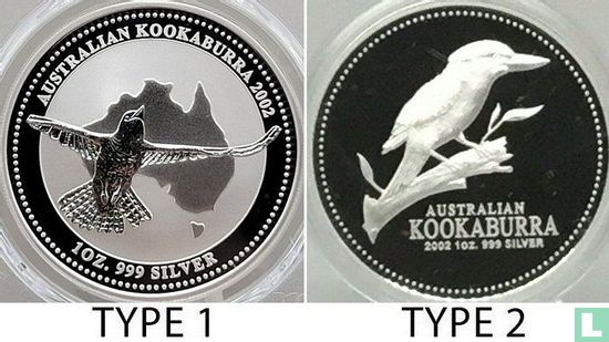 Australië 1 dollar 2002 (gekleurd) "Kookaburra" - Afbeelding 3