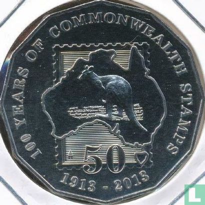 Australien 50 Cent 2013 "100 years of Commonwealth stamps" - Bild 2