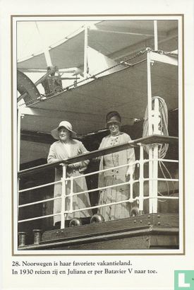 Noorwegen is haar favoriete vakantieland. In 1930 reizen zij en Juliana er per Batavier V naar toe - Image 1