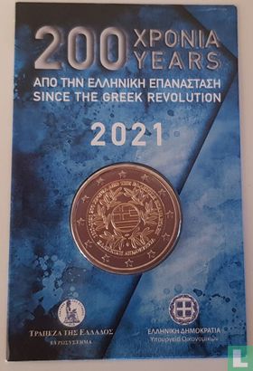 Greece 2 euro 2021 (folder) "Bicentenary of the 1821 Greek Revolution" - Image 1