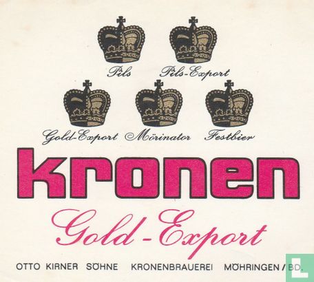 Kronen Gold-Export