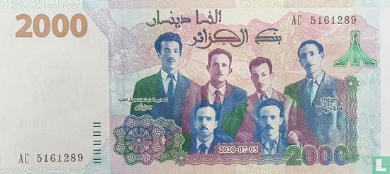 Algérie 2000 Dinars - Image 1
