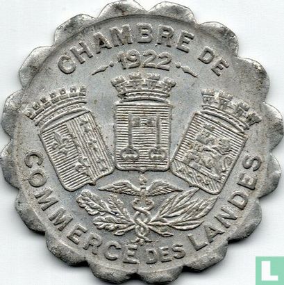 Landes 25 centimes 1922 - Afbeelding 1