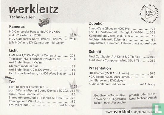 Werkleitz Technikverleih - Image 2