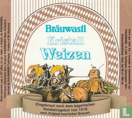 Bräuwastl Kristall Weizen