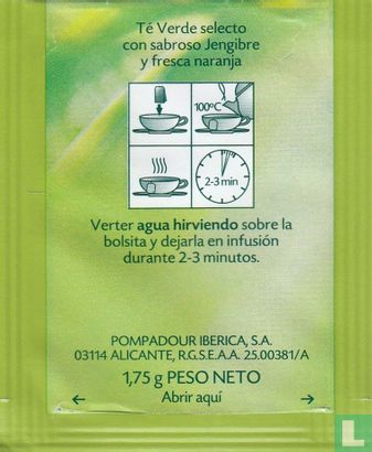 Té Verde con Jengibre y Naranja - Afbeelding 2