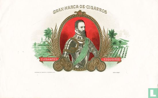 Gran Marca de Cigarros - Elegantes - Esquisitos Dep. N° 3627 - Afbeelding 1