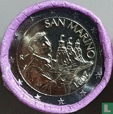 San Marino 2 euro 2021 (roll) - Image 1