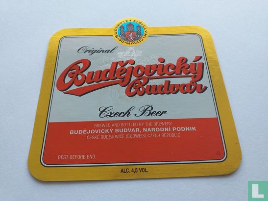 Budejovicky Budvar Czech beer