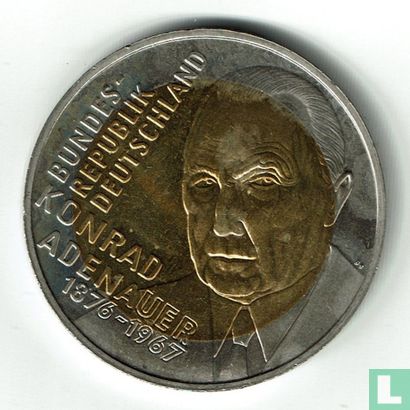 Duitsland 5 euro ecu "Konrad Adenauer" - Image 2