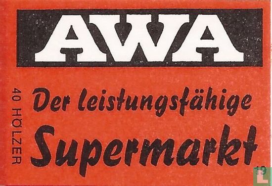 AWA - De Leistungsfähige Supermarkt