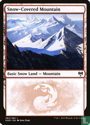 Snow-Covered Mountain - Afbeelding 1