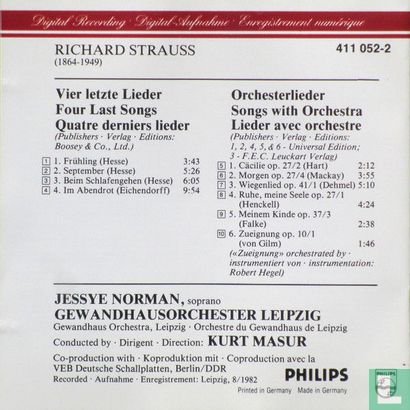 Vier Letzte Lieder - Image 2