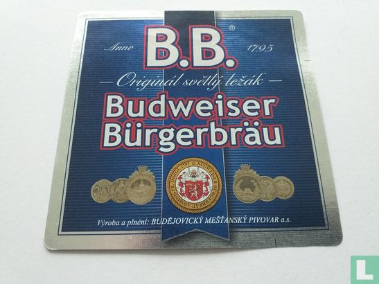 B B. Budweiser Burgerbrau 