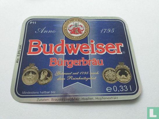 Budweiser Burgerbrau 