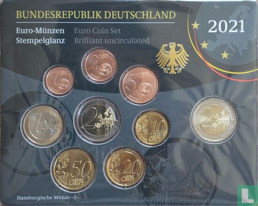 Duitsland jaarset 2021 (J) - Afbeelding 1