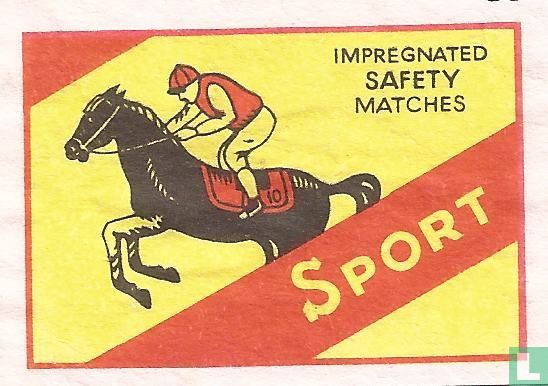 Sport "Jockey te paard" 