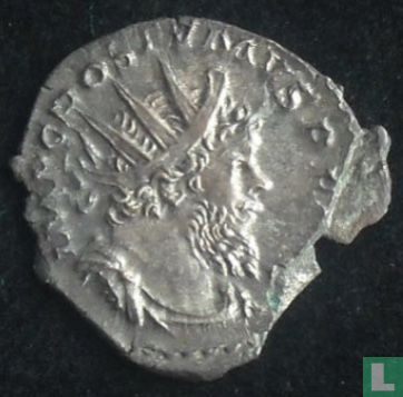 Gallic Empire, AR Antoninianus, 260-269 AD, Postumus (IMP X COS V) - Image 2