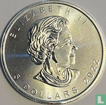 Canada 5 dollars 2022 (kleurloos) - Afbeelding 1