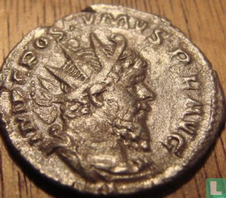 Empire gaulois, AR Antoninianus, 268 AD, Postumus (PAX AVG - sans lettre) - Image 2