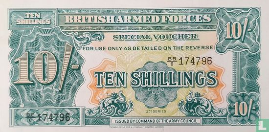 Verenigd Koninkrijk 10 Shillings BAF - Afbeelding 1