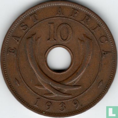 East Africa 10 cents 1939 (KN) - Image 1