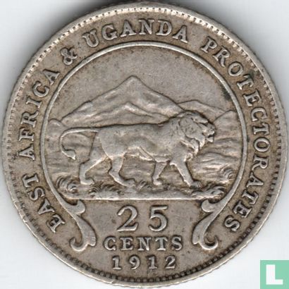 Afrique de l'Est 25 cents 1912 - Image 1