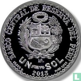 Peru 1 nuevo sol 2013 (PROOF) "150 years Adoption of sol monetary unit" - Image 1