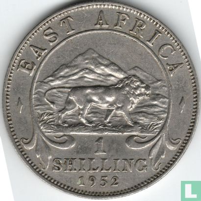 Afrique de l'Est 1 shilling 1952 (KN) - Image 1