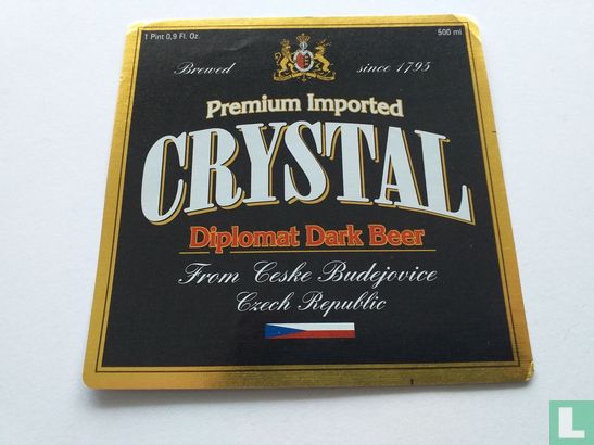 Crystal diplomat dark beer 