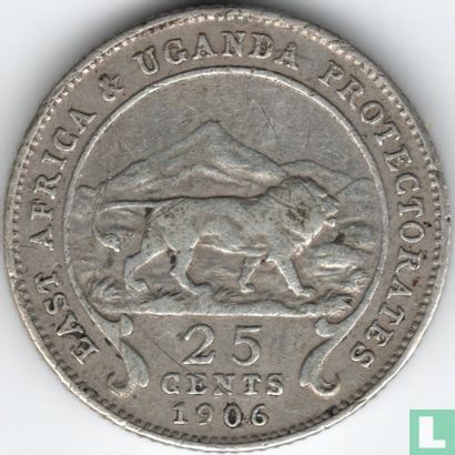 East Africa 25 cents 1906 - Image 1