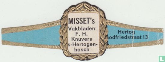 Misset's Vakbladen F. H. Knuvers 's-Hertogenbosch - Hertog Godfriedstraat 13 - Image 1