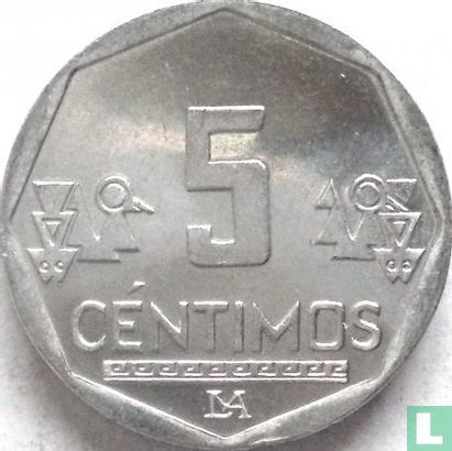 Pérou 5 céntimos 2013 - Image 2