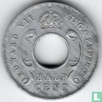 East Africa ½ cent 1908 - Image 2