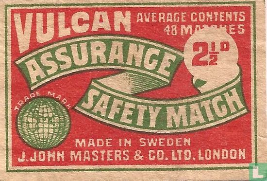 Vulcan Assurance safety match