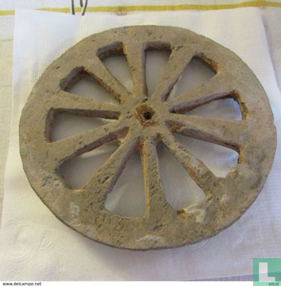 Original Chinese Han Dynasty Tomb Chariot Wheel 200BC-200AD - Bild 2