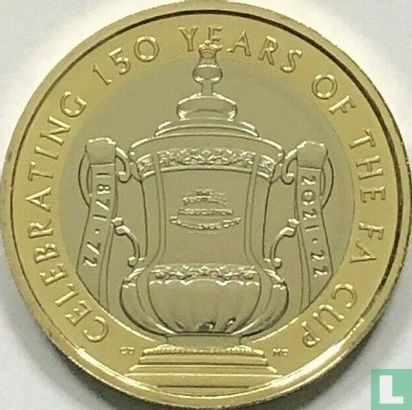 Royaume-Uni 2 pounds 2022 "150th anniversary of the FA Cup" - Image 2