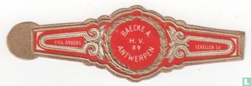 Baecke A. H.V. 89 Antwerpen - Afbeelding 1