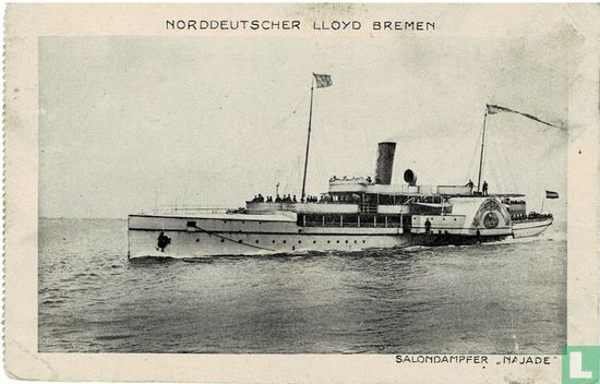 Salondampfer NAJADE - Norddeutscher Lloyd  - Afbeelding 1
