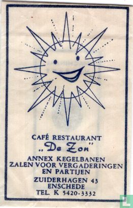 Café Restaurant "De Zon" - Afbeelding 1
